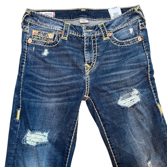 True Religion sz 28 straight jeans - Picture 3 of 5
